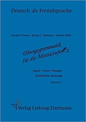 کتاب زبان آلمانی Ubungsgrammatik fur die Mittelstufe Niveau C1 (دارتمن آبی)