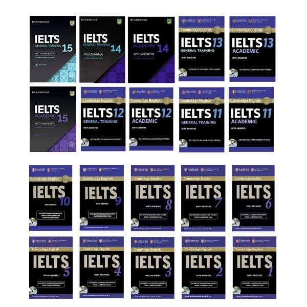 پک 1 تا 19 کمبریج آیلتس جنرال cambridge ielts general با 50 درصد تخفیف