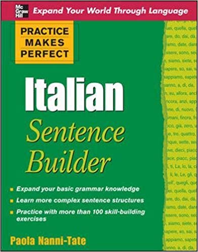 کتاب زبان ایتالیایی Practice Makes Perfect Italian Sentence Builder