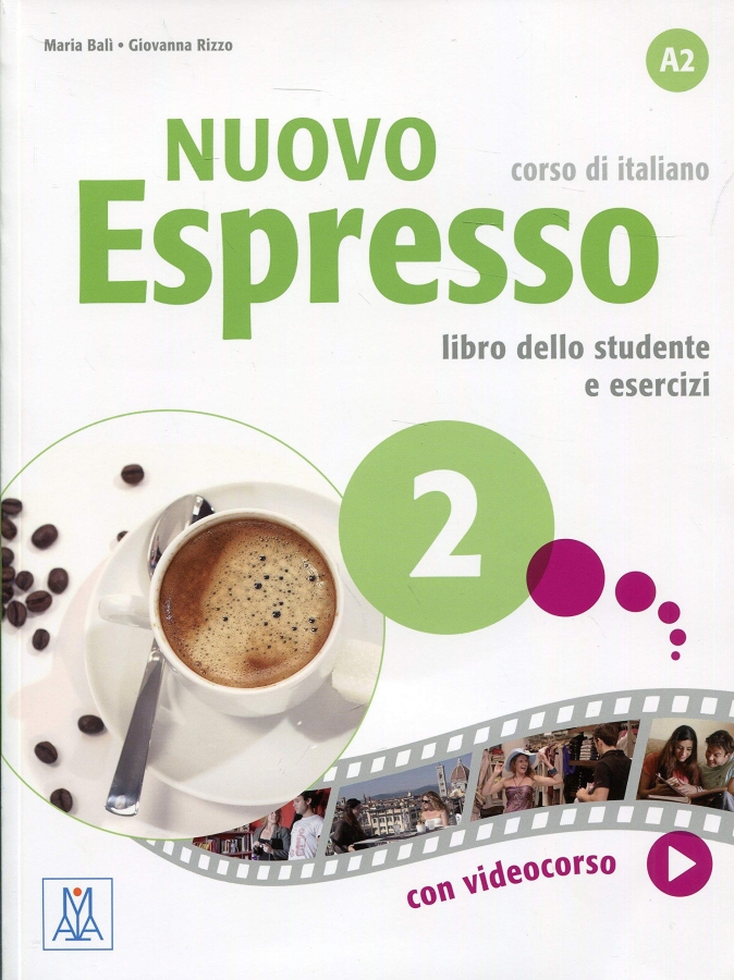 خرید کتاب نوو اسپرسو Nuovo Espresso 2 (Italian Edition): Libro Studente A2+DVD ( چاپ اصلی پکیج کامل)