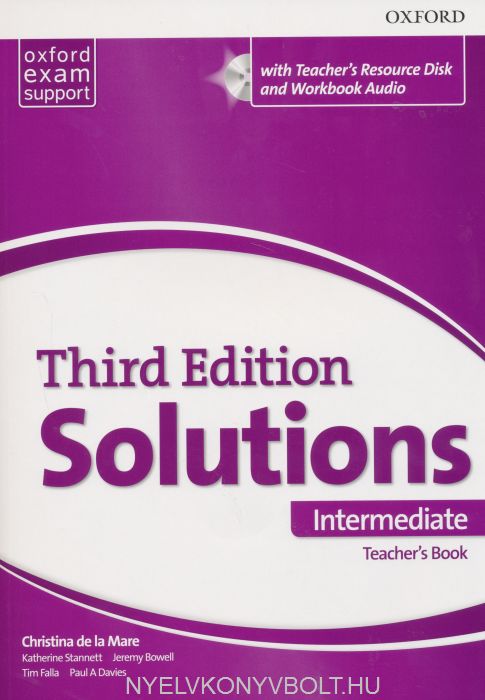 کتاب معلم نیو سولوشن New Solutions Intermediate Teacher’s Book Third Edition