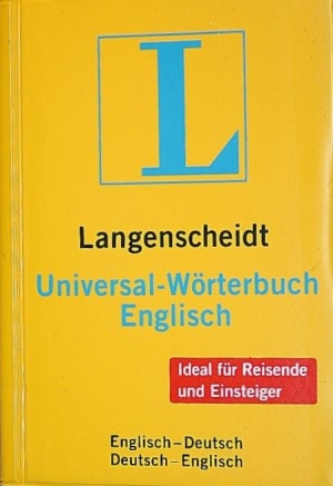 دیکشنری آلمانی جیبی Langenscheidt, Universal-Wörterbuch Englisch : Englisch-Deutsch, Deutsch-Englisch جیبی اورجینال