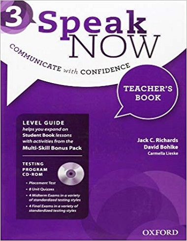کتاب زبان معلم اسپیک نو Speak Now 3 Teachers book