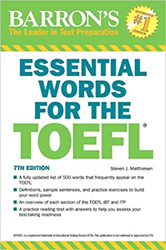 کتاب زبان اسنشیال وردز فور تافل ویرایش هفتم (Essential Words for the TOEFL (7th با تخفیف 50 درصد