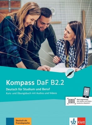 کتاب آلمانی کومپس داف Kompass DaF B2.2 (Kurs- und Übungsbuch)