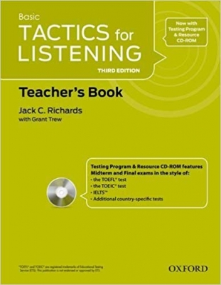کتاب معلم تکتیکس فور لیسنینگ ویرایش سوم Tactics for Listening Basic Teachers Book Third Edition