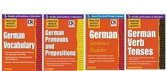 پک 4 جلدی آموزش لغات,افعال,نوشتن,ضمایر و حروف زبان آلمانی Practice Makes Perfect