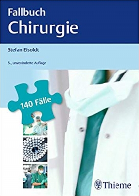 کتاب پزشکی آلمانی Fallbuch Chirurgie سیاه و سفید