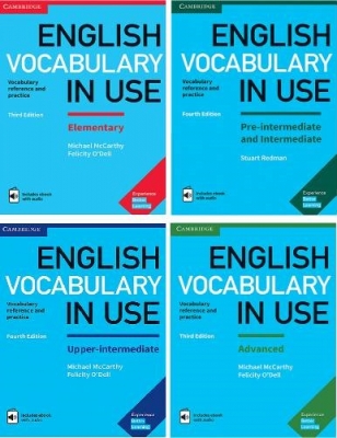 پکیج 4 جلدی انگلیش وکب این یوز بریتیش English Vocabulary in Use با تخفیف 50 درصد