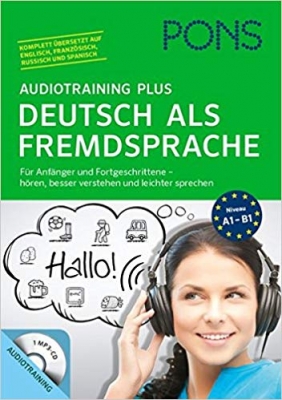 کتاب زبان آلمانی PONS Audiotraining Plus Deutsch als Fremdsprache