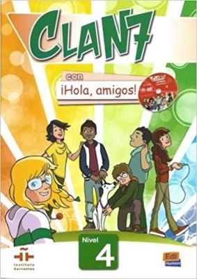 کتاب زبان Clan 7 Con Hola Amigos: Students Book 4 