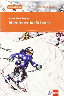 کتاب زبان آلمانی abenteuer im schnee + cd audio