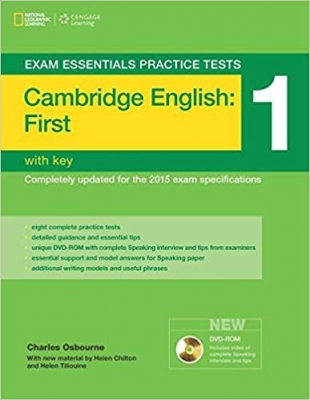 کتاب اگزم اسنشیال Exam Essentials Practice Tests First (FCE) 1+DVD