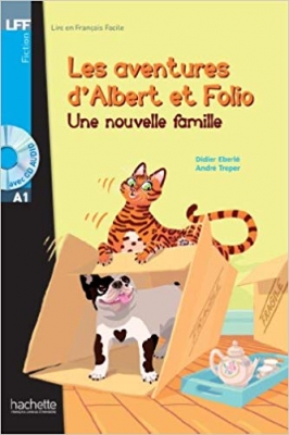 کتاب زبان فرانسوی Albert et Folio : Une nouvelle famille+CD 
