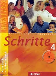 کتاب زبان آلمانی شریته Deutsch als fremdsprache Schritte 4 NIVEAU A 2/2 Kursbuch + Arbeitsbuch