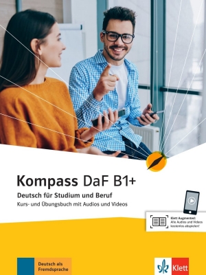 کتاب آلمانی Kompass DaF B1+. Kurs- und Übungsbuch