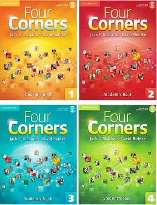 پکیج 4 جلدی کتاب آموزش زبان فورکرنرز Four Corners با 50 درصد تخفیف