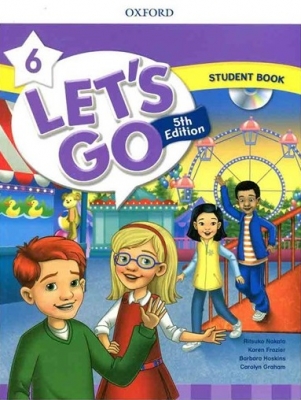 کتاب لتس گو ویرایش پنجم Lets Go 5th 6 S.B+W.B+DVD (سایز وزیری)