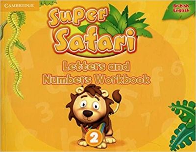 کتابکار زبان سوپر سافاری لترز اند نامبرز Super Safari 2 Letters and Numbers Workbook 