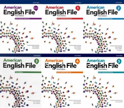 پک 6 جلدی کتاب امریکن انگلیش فایل ویرایش سوم American English File (کتاب دانش آموز و کتاب کار و فایل صوتی) با تخفیف 60 درصد