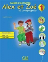 کتاب زبان فرانسوی Alex et Zoe-Niveau 1-Cahier d'activite+CD