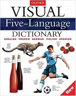 کتاب زبان Visual Five Language Dictionary