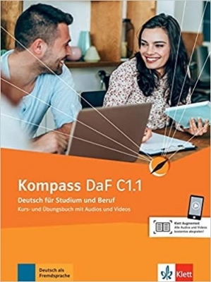 کتاب آلمانی کومپس داف Kompass DaF C1.1 (Kurs- und Übungsbuch)