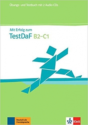 کتاب زبان آلمانی Mit Erfolg zum TestDaF B2C1 Ubungs und Testbuch inkl