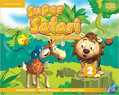 کتاب زبان سوپر سافاری Super Safari 2 (بریتیش کتاب کار و کتاب دانش آموز و سی دی)
