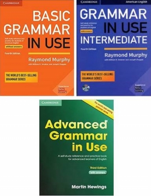 پک سه جلدی کتاب گرامر این یوز Grammar In Use American English اثر ریموند مورفی با 50 درصد تخغیف