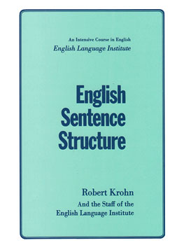 کتاب زبان انگلیش سنتنس استراکچر English Sentence Structure