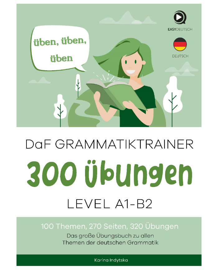 کتاب زبان آلمانی Daf Grammatiktrainer 300 Ubungen A1-B2