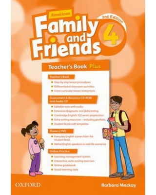 ???? ???? ????? ??? ????? American Family and Friends 4 (2nd) Teachers book+CD