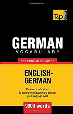 کتاب زبان آلمانی  German vocabulary for English speakers - 9000 words