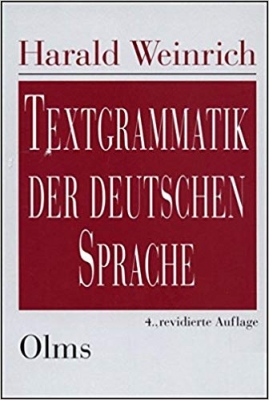 ???? ???? ?????? Harald Weinrich Textgrammatik Der Deutschen Sprache