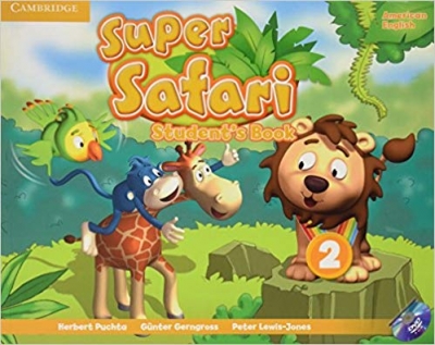 کتاب زبان امریکن سوپر سافاری American Super Safari 2 با تخفیف 50 درصد (کتاب دانش آموز و کتاب کار و فایل صوتی)  