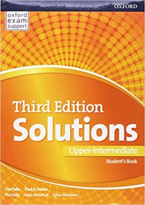 کتاب سولوشن آپر اینترمدیت ویرایش سوم Solutions Upper-Intermediate 3rd Edition (کتاب دانش آموز کتاب کار و فایل صوتی) با تخفیف 50 درصد