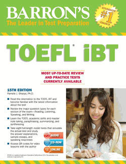 ???? ?????? ???? ?? ?? ?? ?????? ??????? Barrons TOEFL iBT 15th ?? ????? 50 ???? 