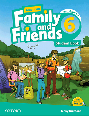 کتاب زبان کودکان آمریکن فمیلی اند فرندز شش ویرایش دوم American Family and Friends 6 (2nd)+CD(سایز کوچک)